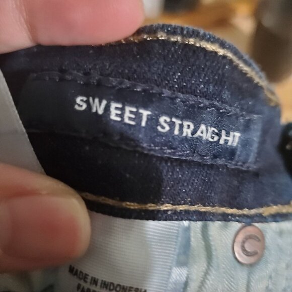 Lucky Brand Jeans Womens 2/26 Dark Blue Sweet Straight Mid Rise Denim - Picture 6 of 15